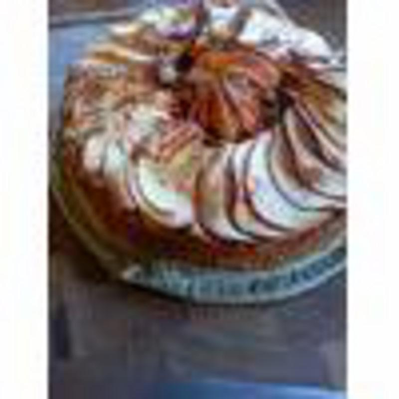 Gluten Free Vegan Cinnamon Apple Polenta Cake Recipe thumbnail image